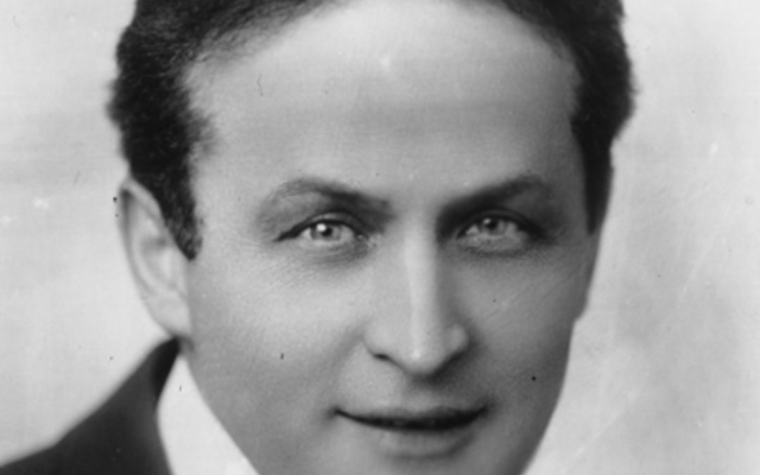 Zauberer und Entfesslungskünstler Harry Houdini